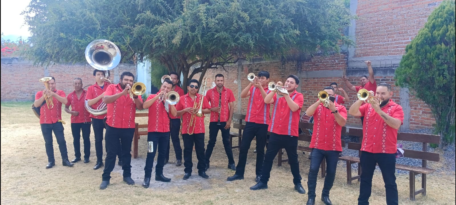 Banda Cielito Lindo durante presentación